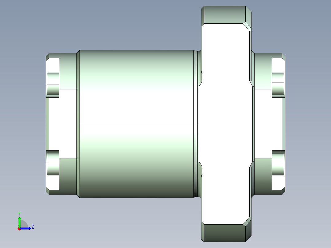 【1361】雅马哈四轴机器人UG设计左视图
