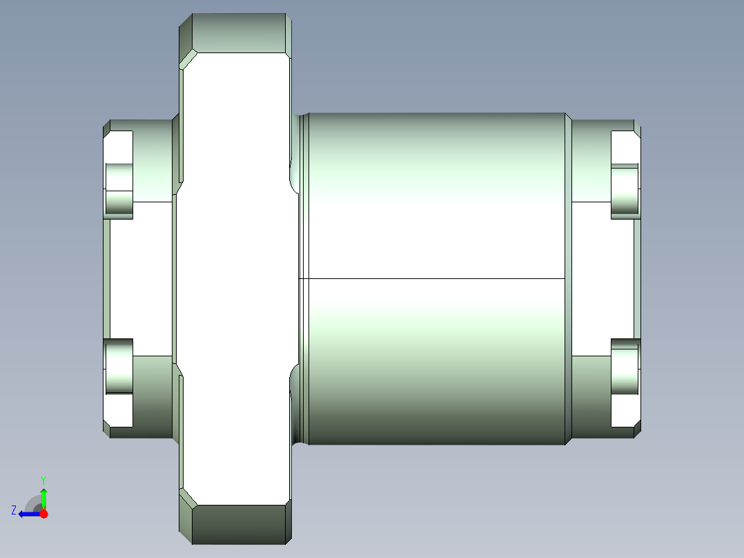 【1361】雅马哈四轴机器人UG设计右视图