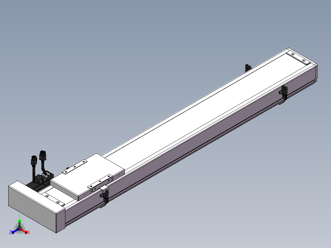 精密模组MC100-L05-650-BR-M10-C4正等轴测图