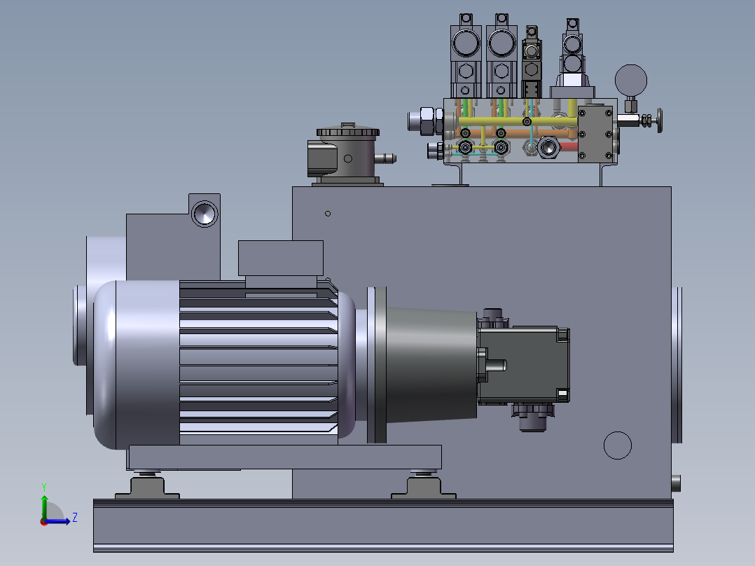 上料<span style='color: red'>机械手</span>液压站
