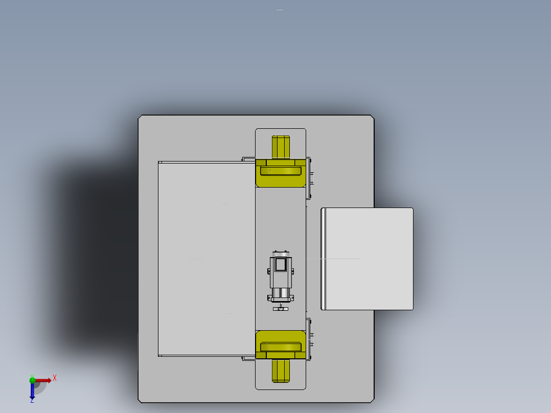 锻造管件切割锯床sw18可编辑俯视图