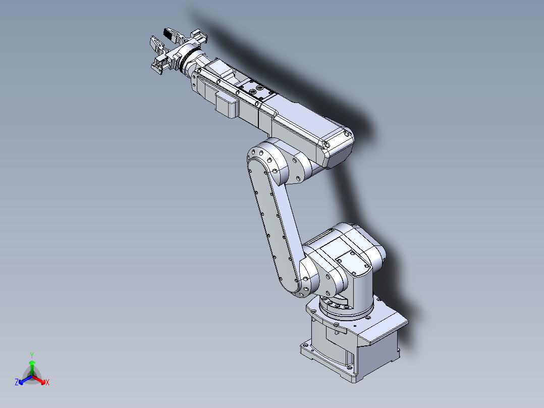 ndustrial-automation-robotic-arm STP正等轴测图