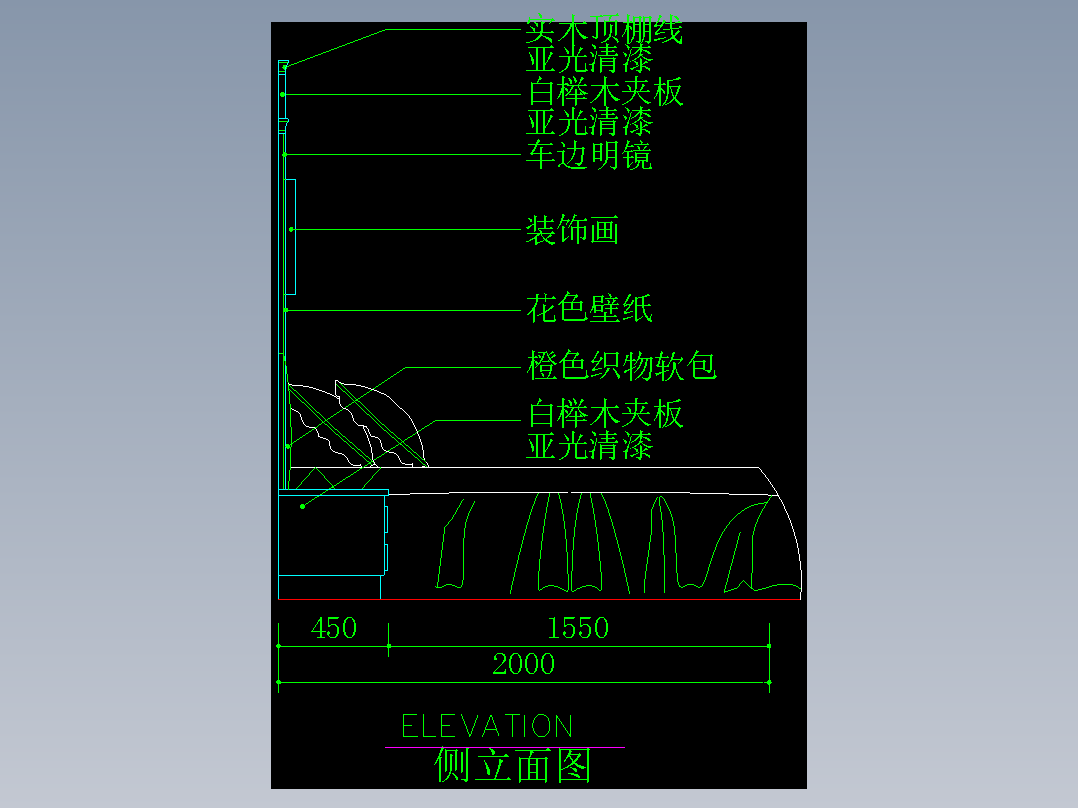 家装类CAD土块(二)-FH01049D