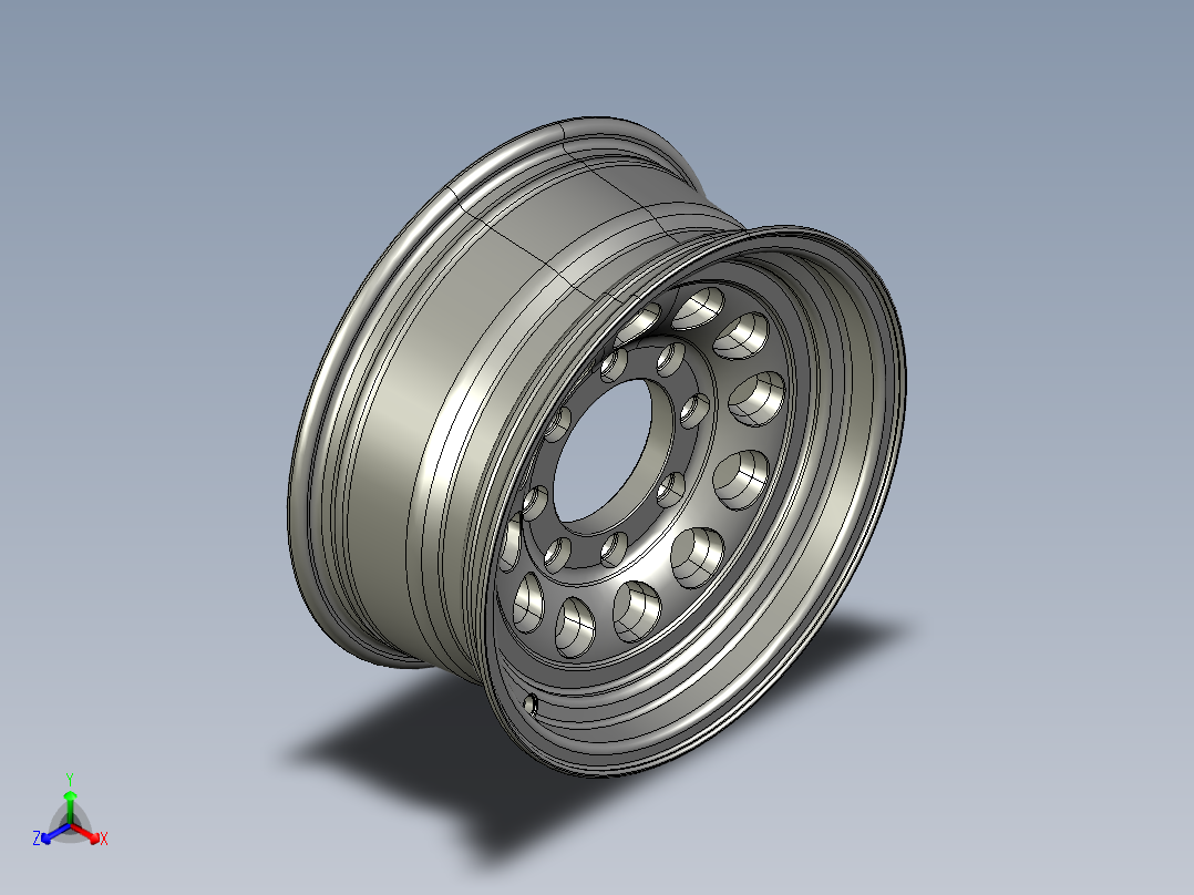 <span style='color: red'>轮毂</span>3D<span style='color: red'>模型</span>(2)
