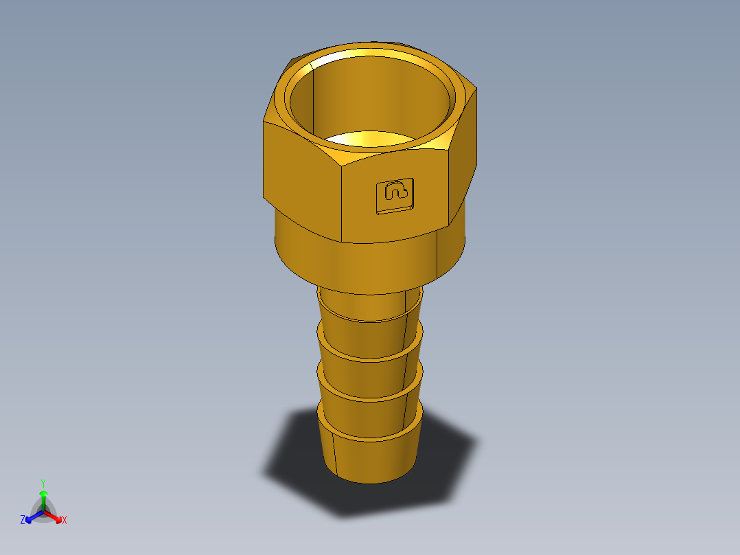 倒齿式工业管接头Hose Barb to Swivel 45Deg Female Flare 146HBLFSV-6-6