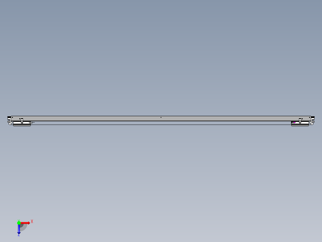 威洛博VL系列3d模型模组2VL22H2Y-S2700俯视图