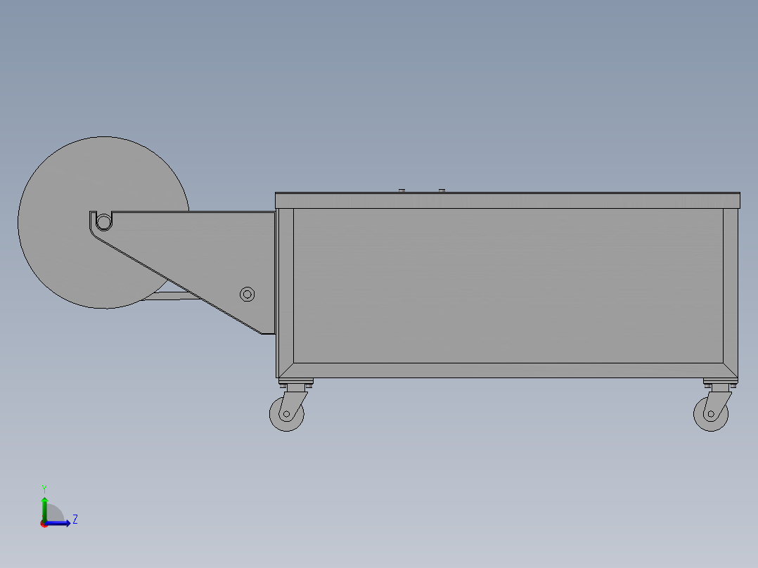 塑料绳自动打包捆扎机设计【三维图】【机械设计说明书CAD图】644561左视图
