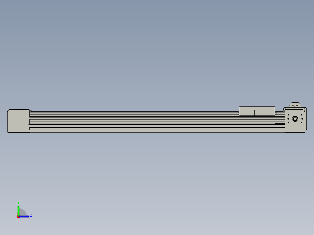 威洛博直线电机模组EB4-L80-S500-L-57-MS3左视图