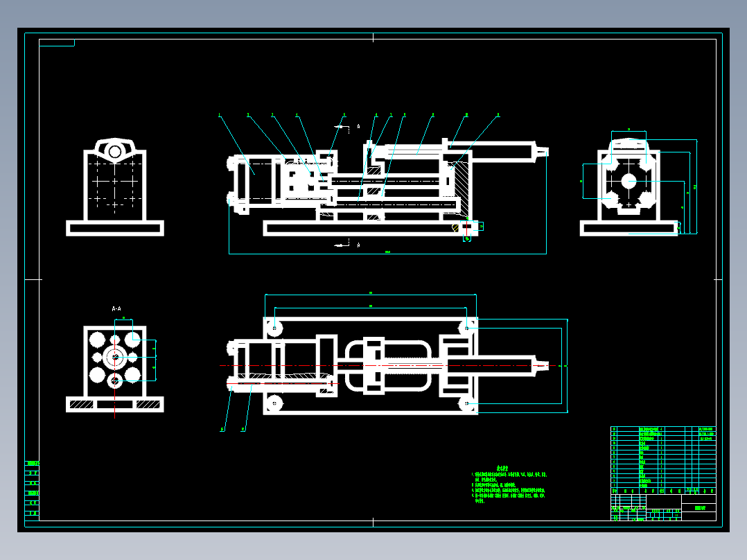 微量注射泵工程图