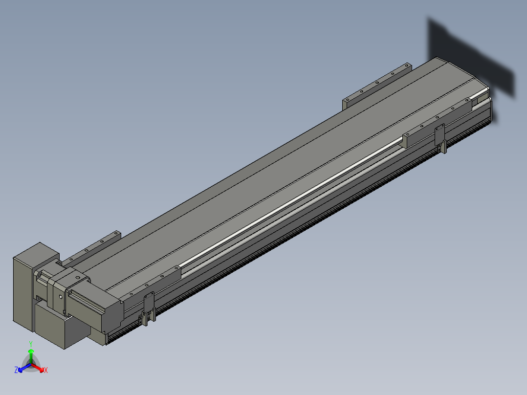 直线模组LHB21-L40-S1000-LU设计图纸