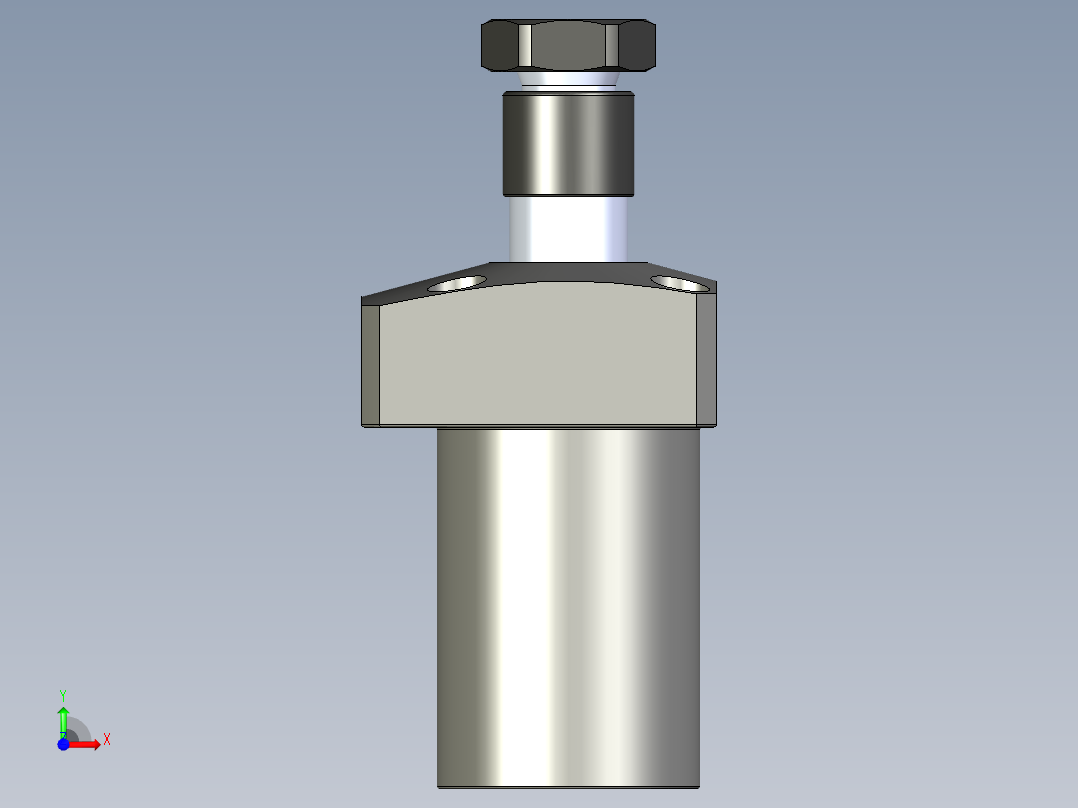 KOSMEKLHS0400-SL-Y30多系列多零件图纸模型前视图