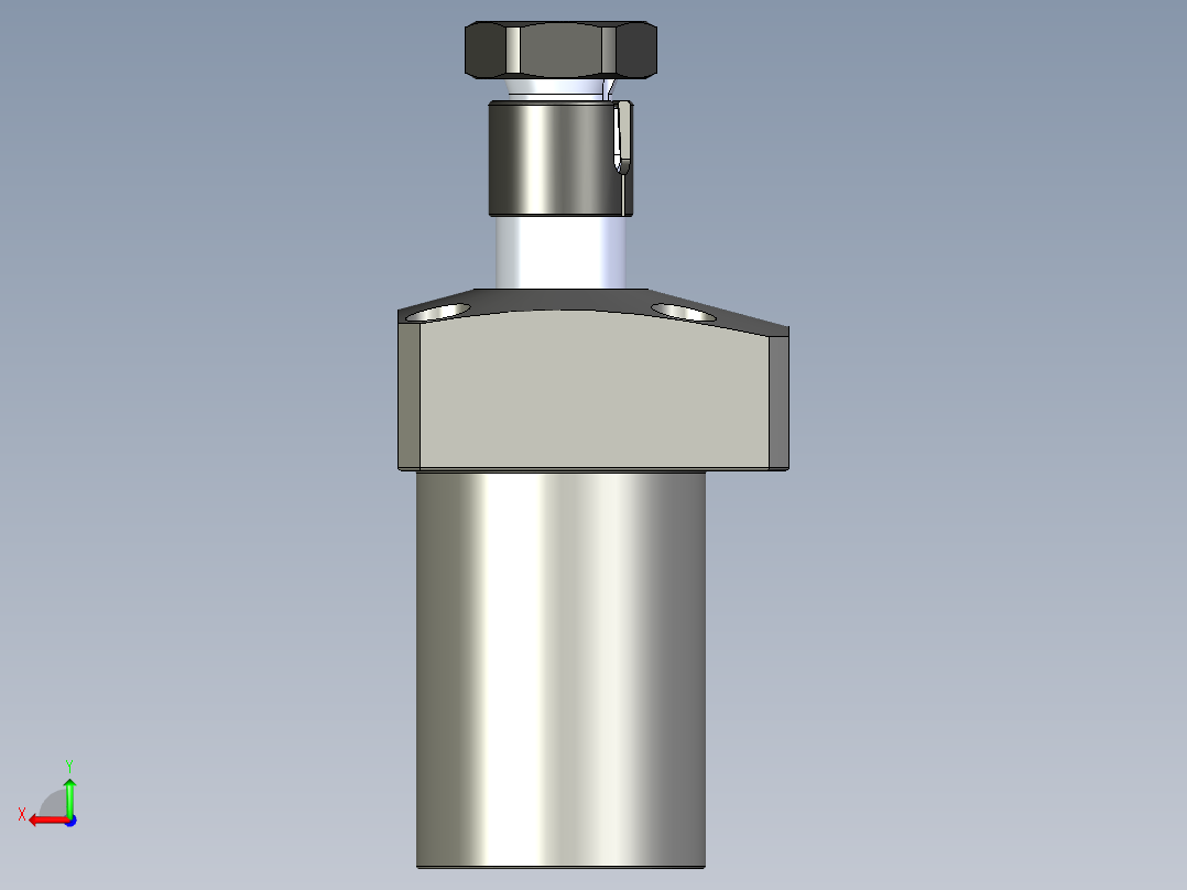 KOSMEKLHS0400-SL-Y30多系列多零件图纸模型后视图