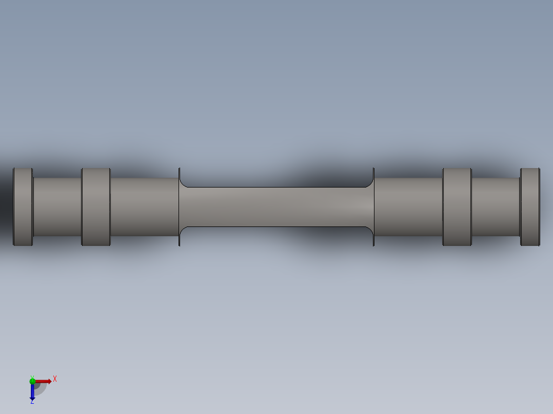 水平梁发动机俯视图