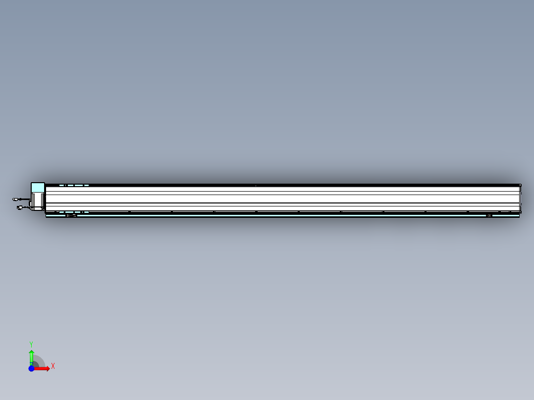 威洛博VBF同步带传动一般环境VBF14-L45-S1950-BRU-ZP40-C3前视图