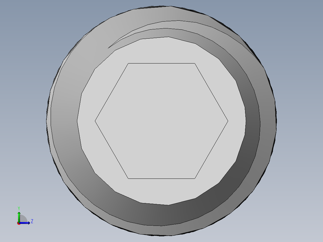 DIN 913-ISO 4026 固定螺钉-M3 L=10.SLDPRT左视图