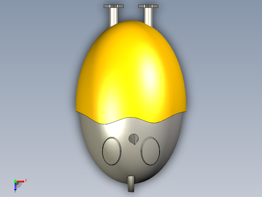 鸡年礼物俯视图