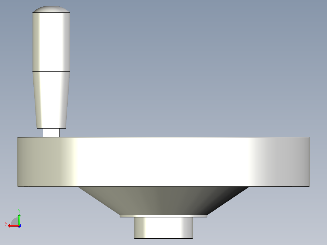 塑膠手輪VDO.FP+IR-3D多系列多零件图纸模型后视图