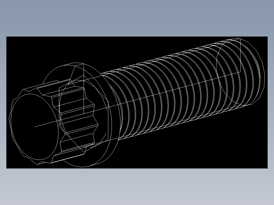 法兰头螺钉-5-16in-24 1long 12-point screws.DWG