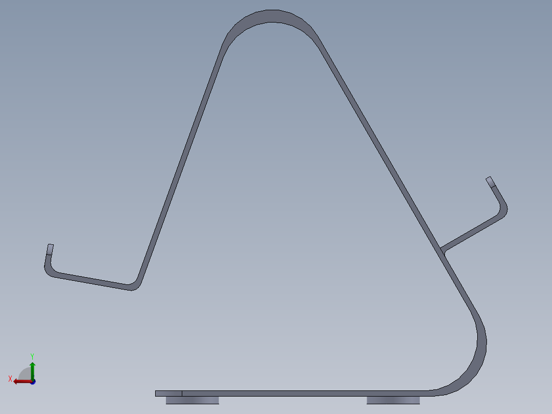 手机支架后视图