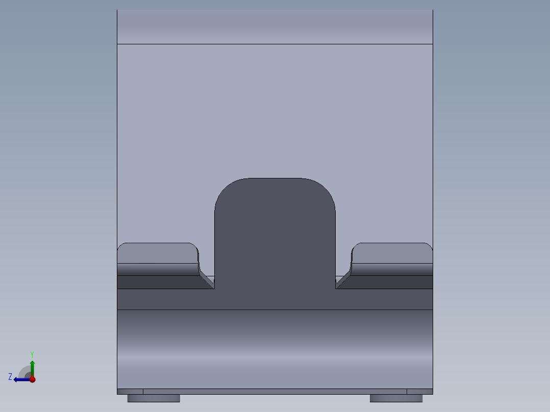 手机支架右视图