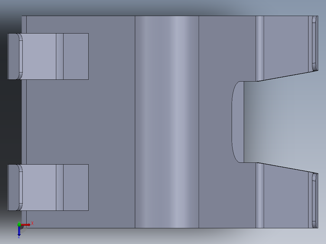 手机支架俯视图