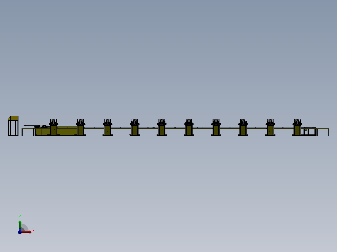 S5齿轮传动印花机sw16可编辑前视图