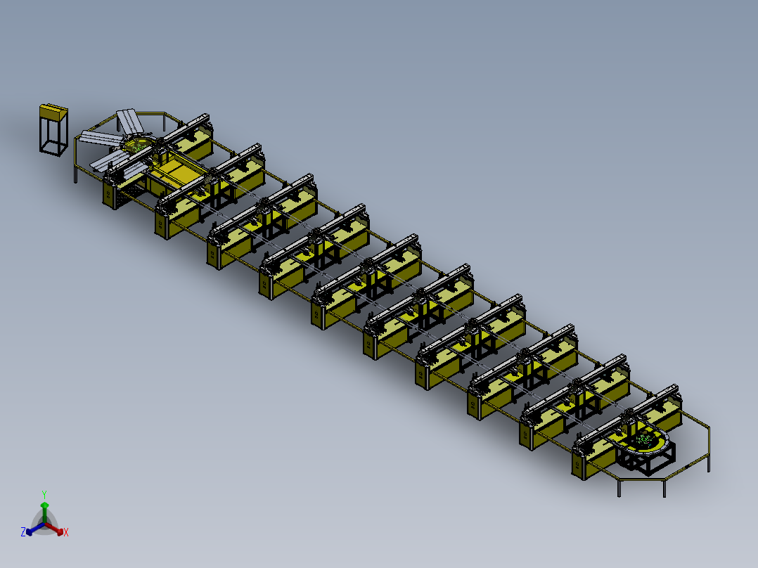 S5齿轮传动印花机sw16可编辑正等轴测图