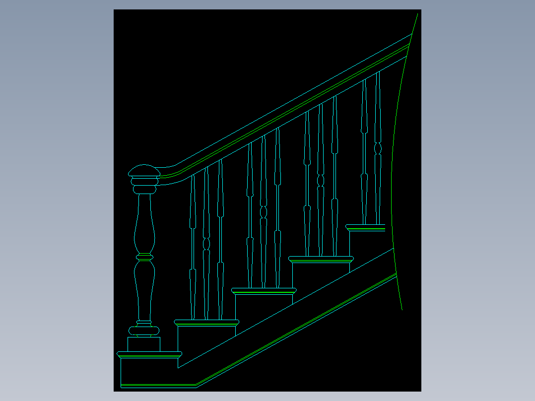 栏杆、扶手-FH10A<span style='color: red'>008</span>