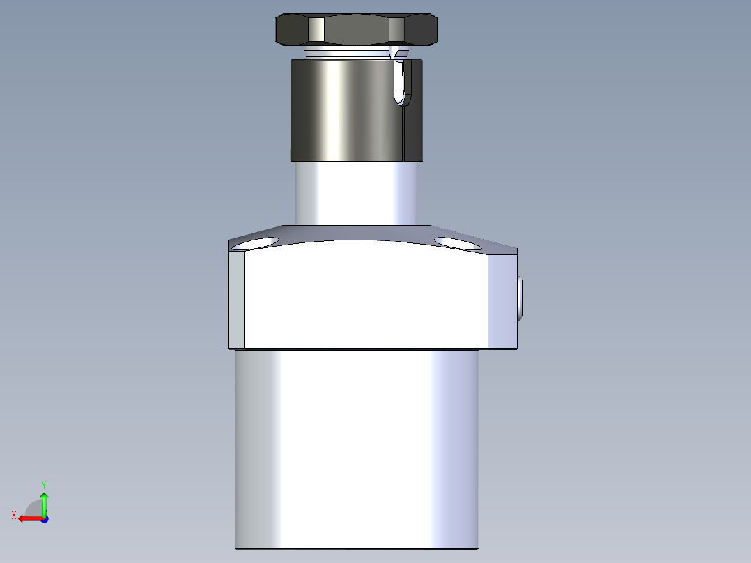 KOSMEKLHA0900-GL-Y45_R01多系列多零件图纸模型后视图