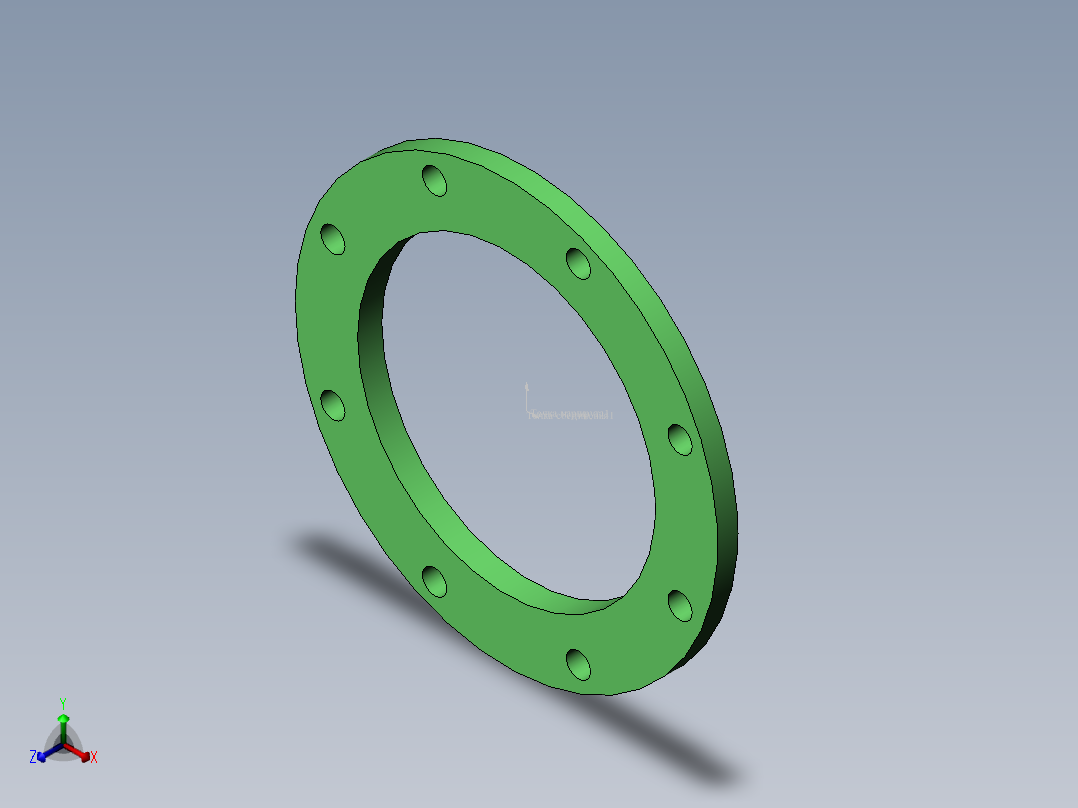 法兰 (21)正等轴测图