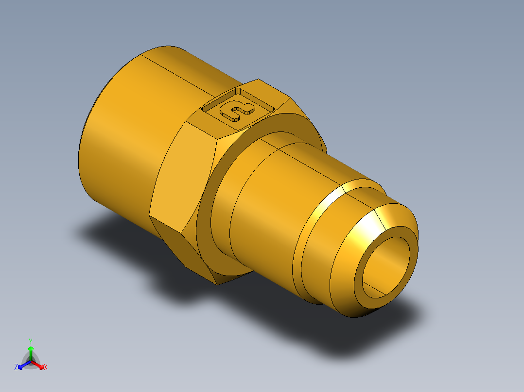 扩口式工业通用硬管接头Flare To Solder 43F-4-6