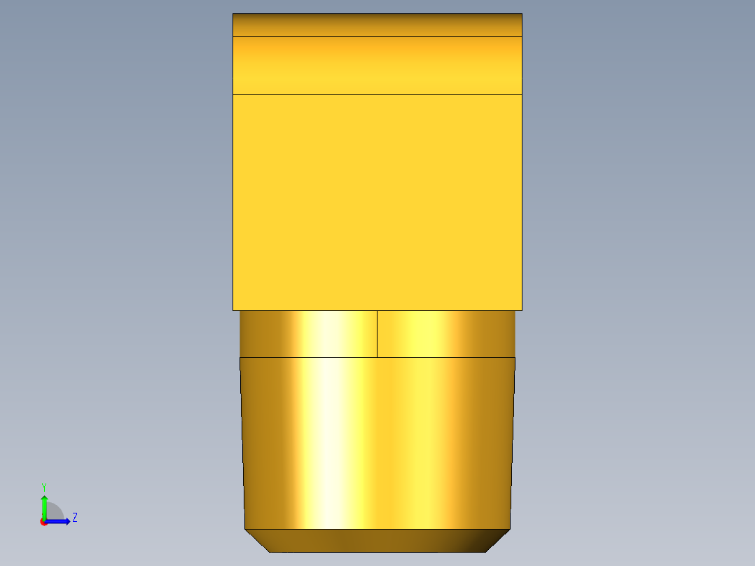 倒齿式工业管接头Hose Barb 90Deg Elbow to Male Pipe 129HB-8-8左视图