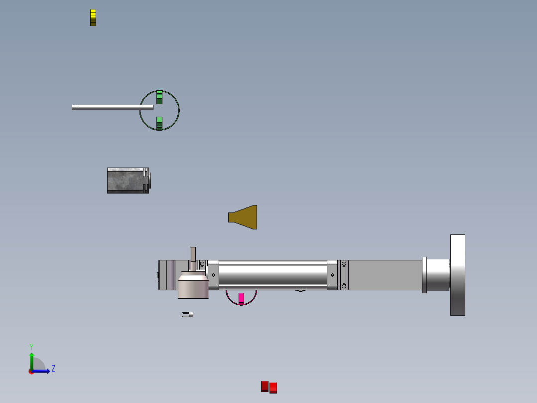 JX702-葡萄采摘机械手的设计【三维仅供参考】左视图
