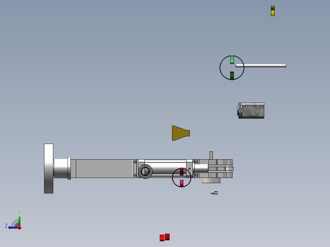 JX702-葡萄采摘机械手的设计【三维仅供参考】右视图