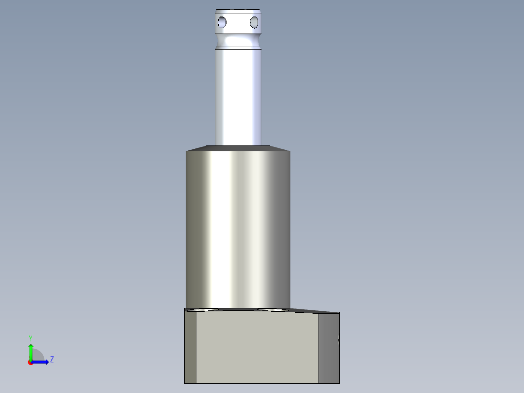 KOSMEKTLB0601-2JR-Q多系列多零件图纸模型左视图