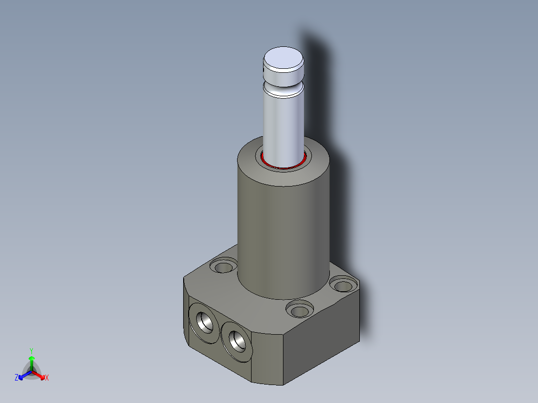 KOSMEKTLB0601-2JR-Q多系列多零件图纸模型正等轴测图