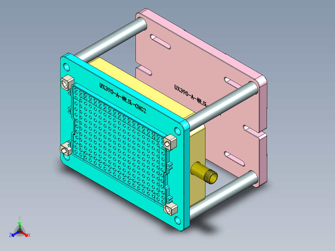 UX390-A-DY-CNC2-0818正等轴测图