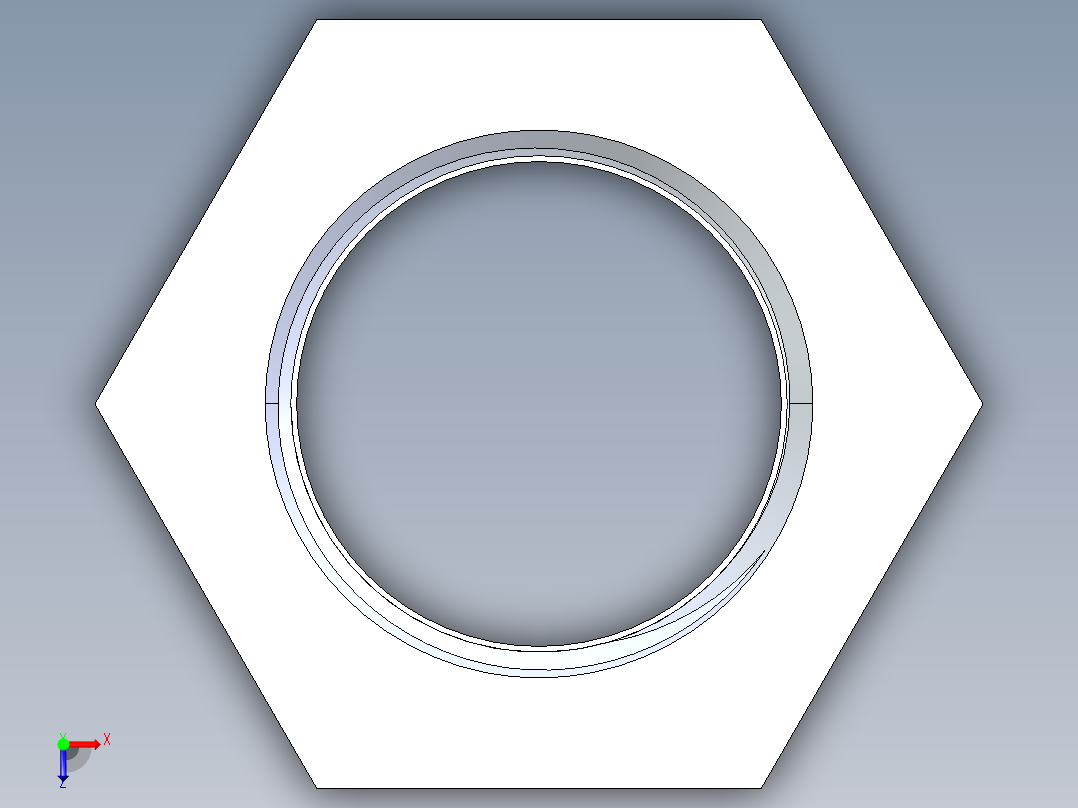 聚氯乙烯配件17-Sch80_ReducerBushing_FPTxSPIG_838-131_1in x 0.75in俯视图