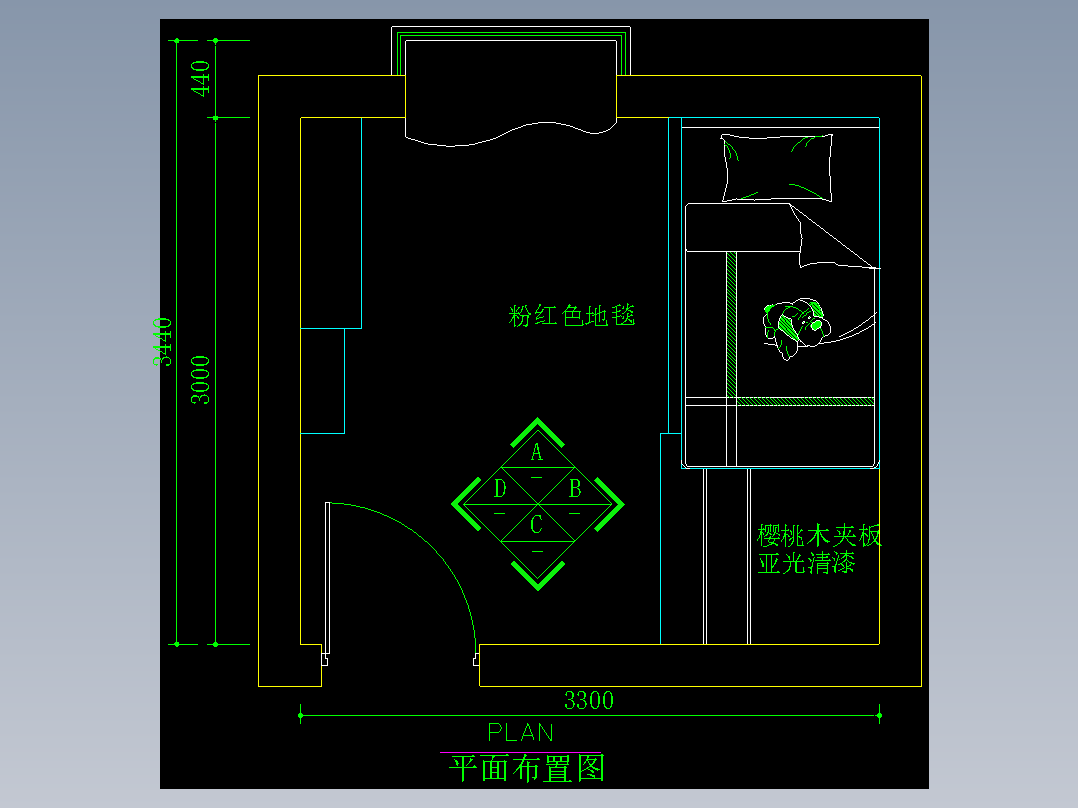 家装类CAD图块(五)-FH01073E
