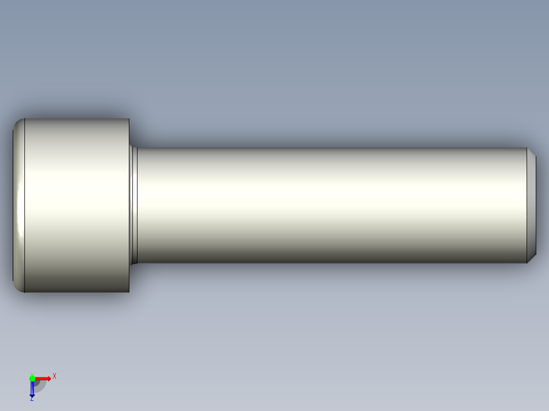 螺钉-DIN_912-M20x70.stp俯视图