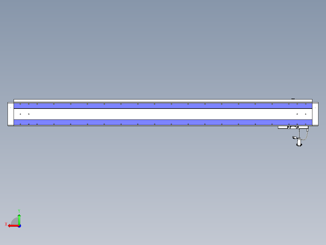 威洛博VL系列3d模型模组VL14S2Y-S1550后视图