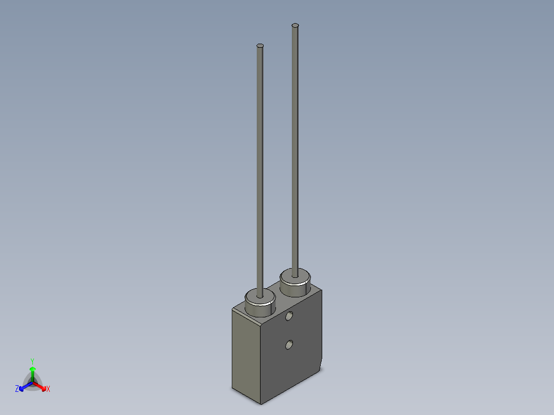 基恩士CZ-41_kc图纸模型正等轴测图