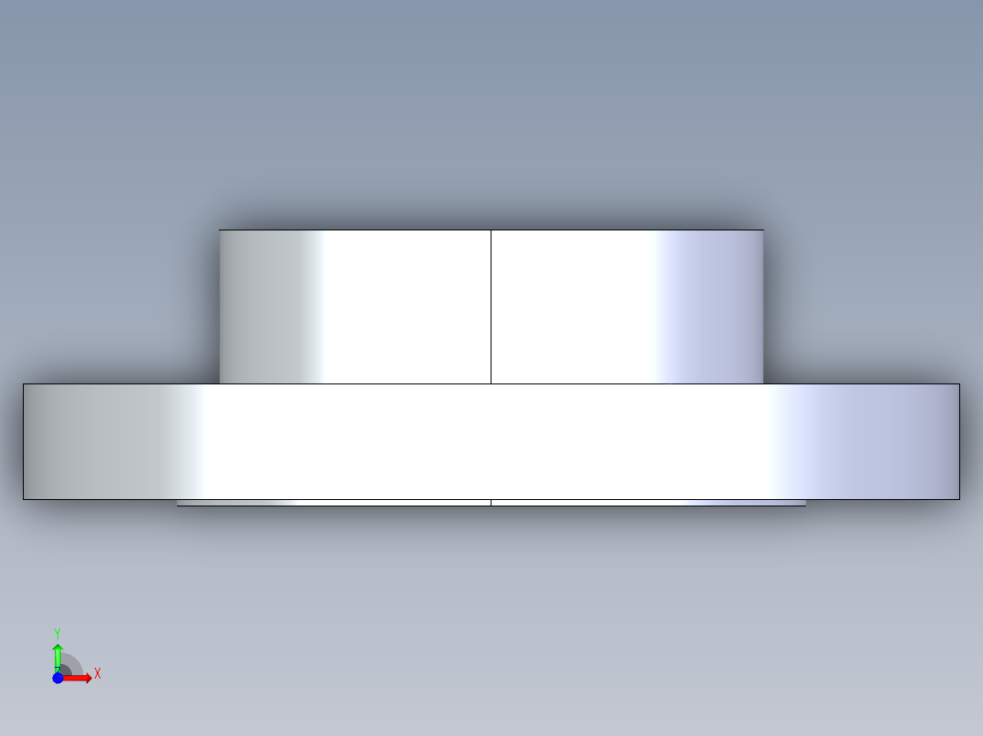 聚氯乙烯配件27-Sch80_Flange Vanstone_FPT_855-040_4in前视图
