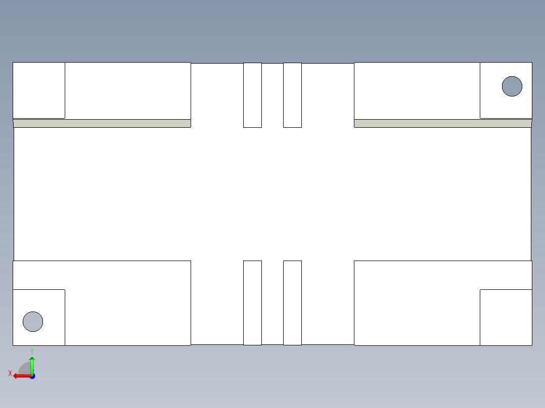 基恩士SJ-H_HC_HV_controller_kc图纸模型后视图