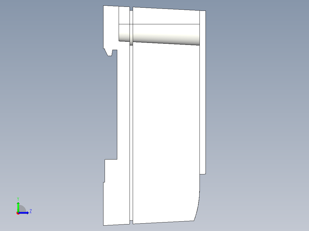 基恩士SJ-H_HC_HV_controller_kc图纸模型左视图