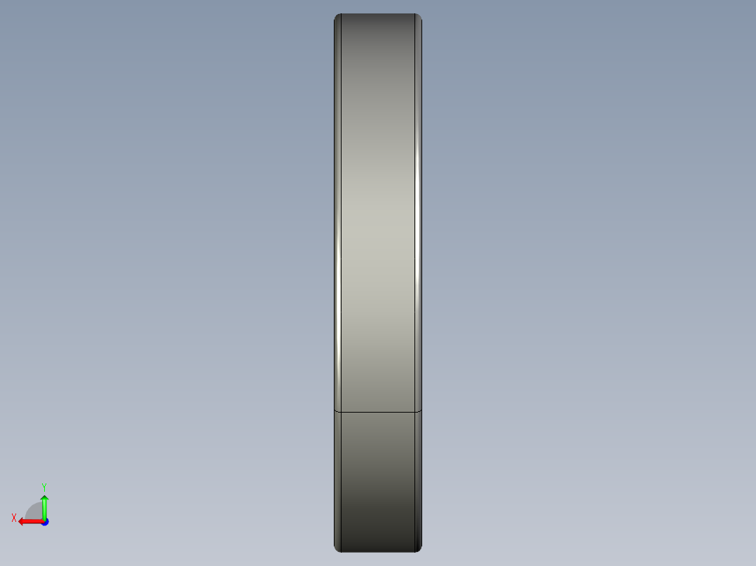 深沟球轴承6021后视图