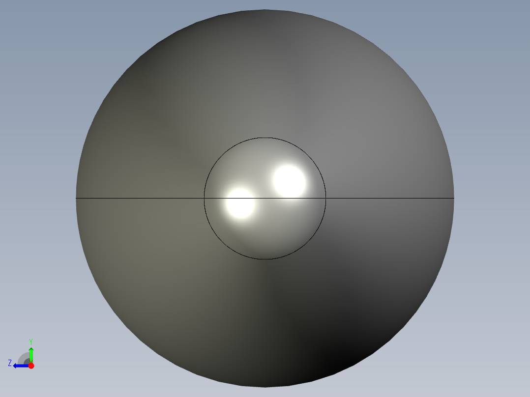 把手(迴轉)GR-3D多系列多零件图纸模型右视图