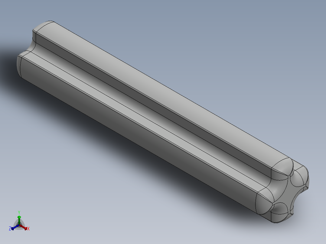 乐高机械组车桥-4519 White Technic Axle 3正等轴测图