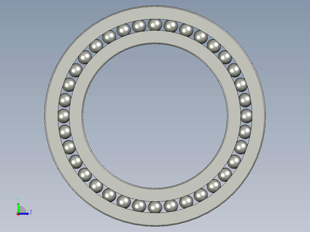 深沟球轴承16017左视图