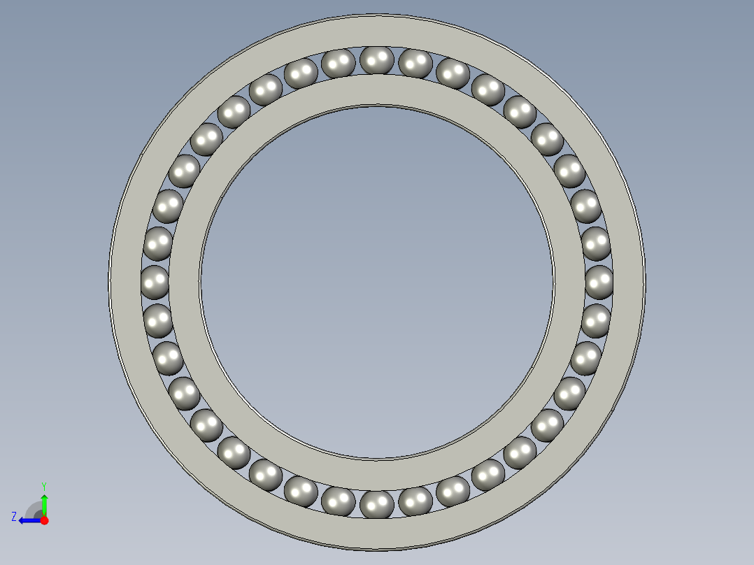 深沟球轴承16017右视图